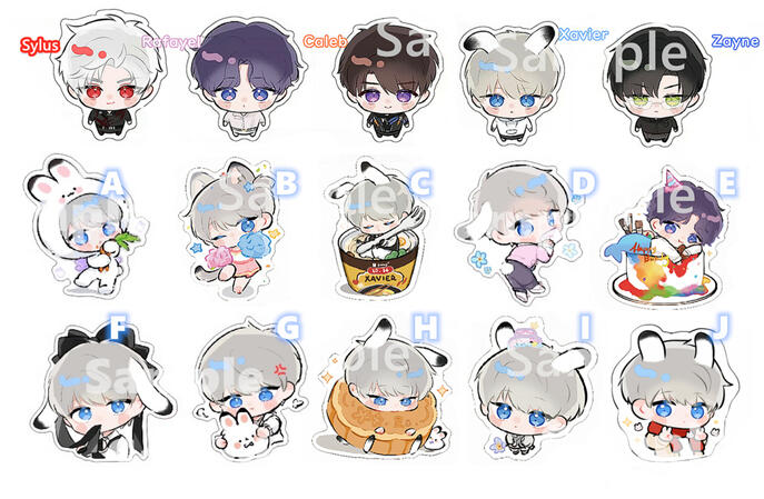 8CM Stickers