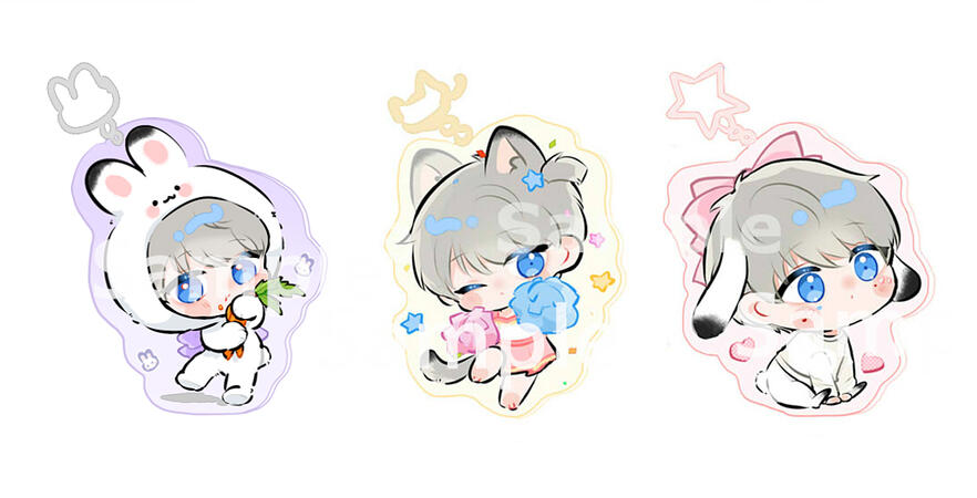 Epoxy Acrylic Charm